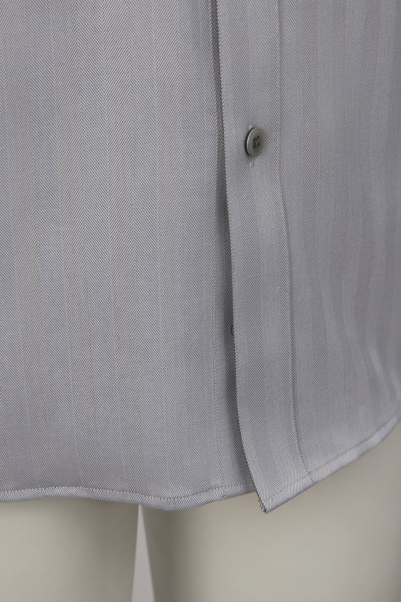 Herringbone Cotton Shirt - The Drafting Room