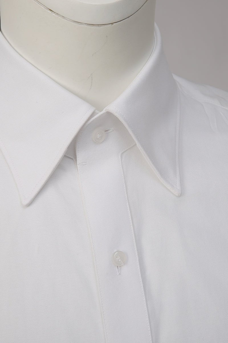 Cotton Pinpoint Shirt - The Drafting Room