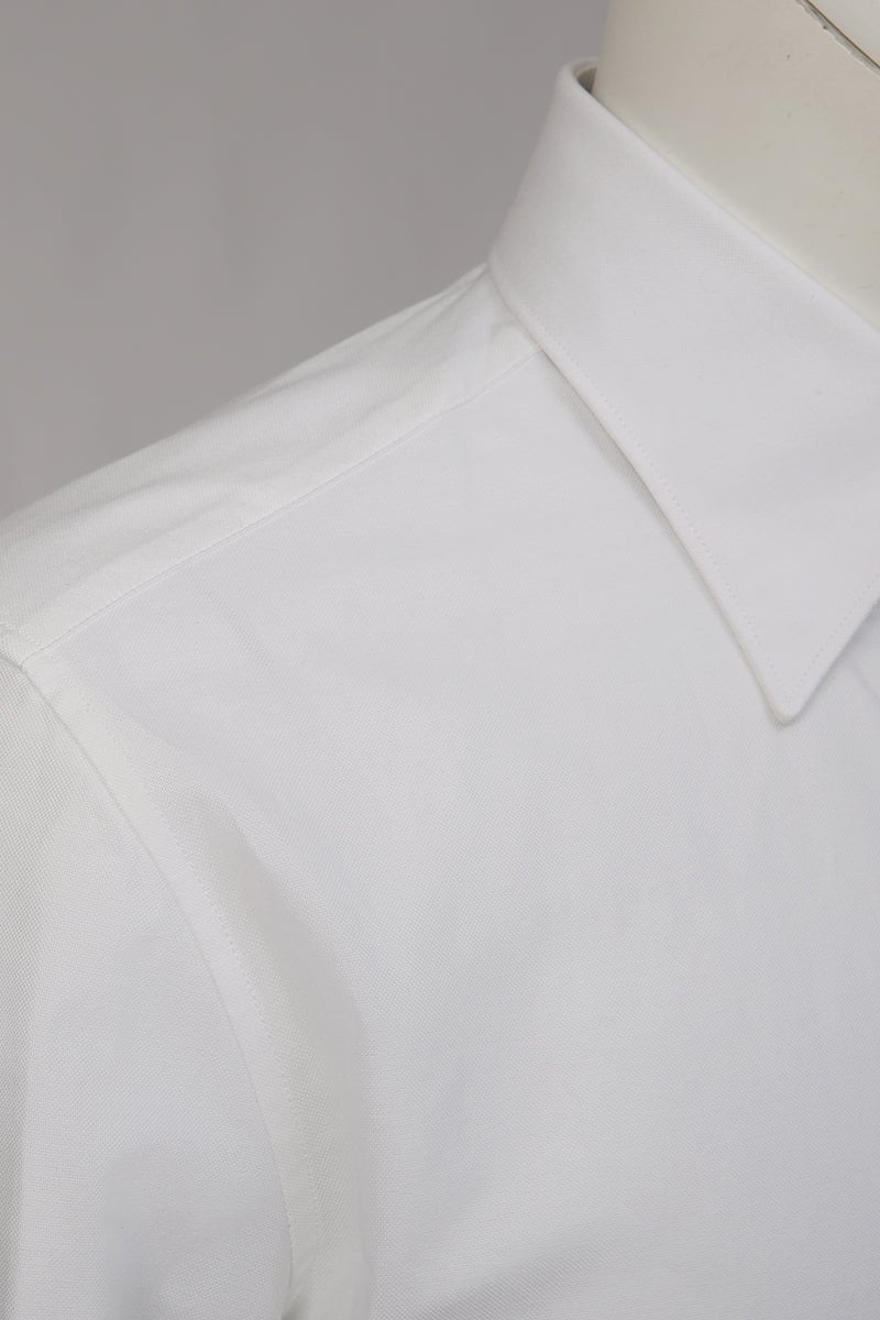Cotton Pinpoint Shirt - The Drafting Room