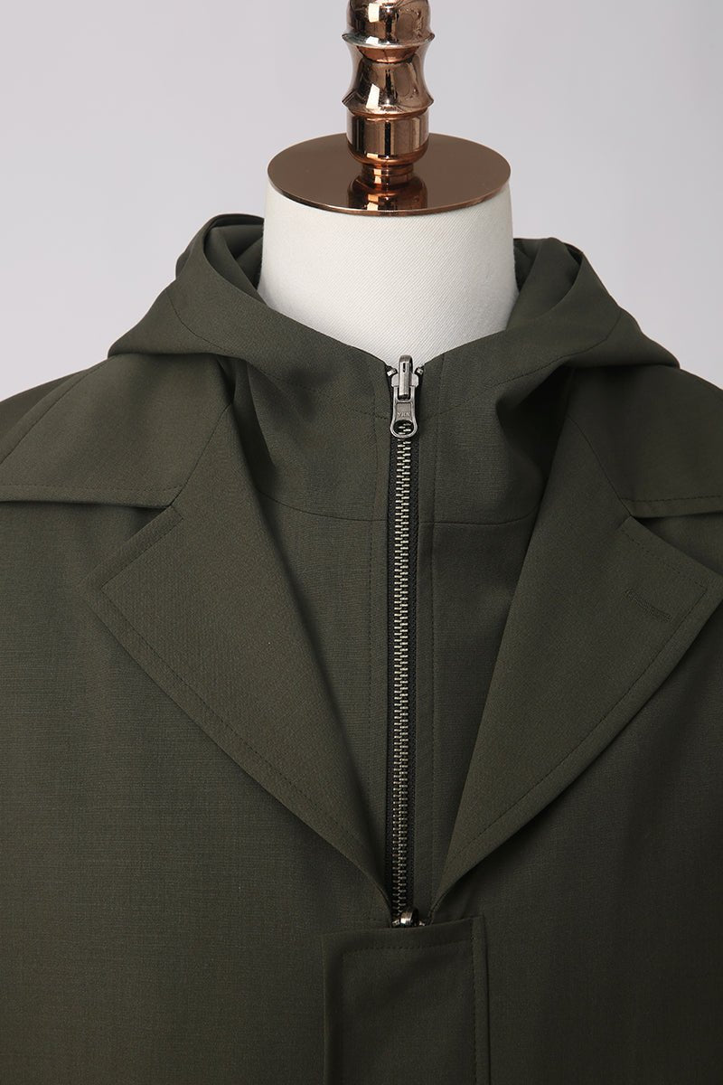Wool - Blend Utility Jacket - The Drafting Room