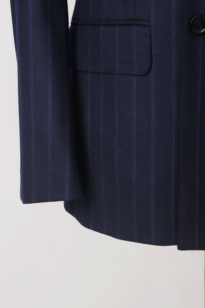 Pinstripe Double - Breasted Business Suit - The Drafting Room