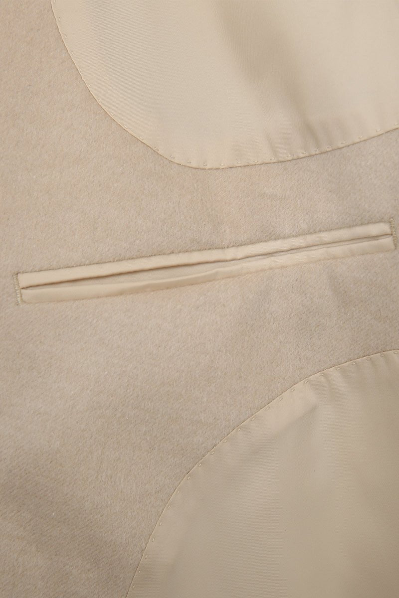 Camel Cashmere & Silk Double - Breasted Suit - The Drafting Room