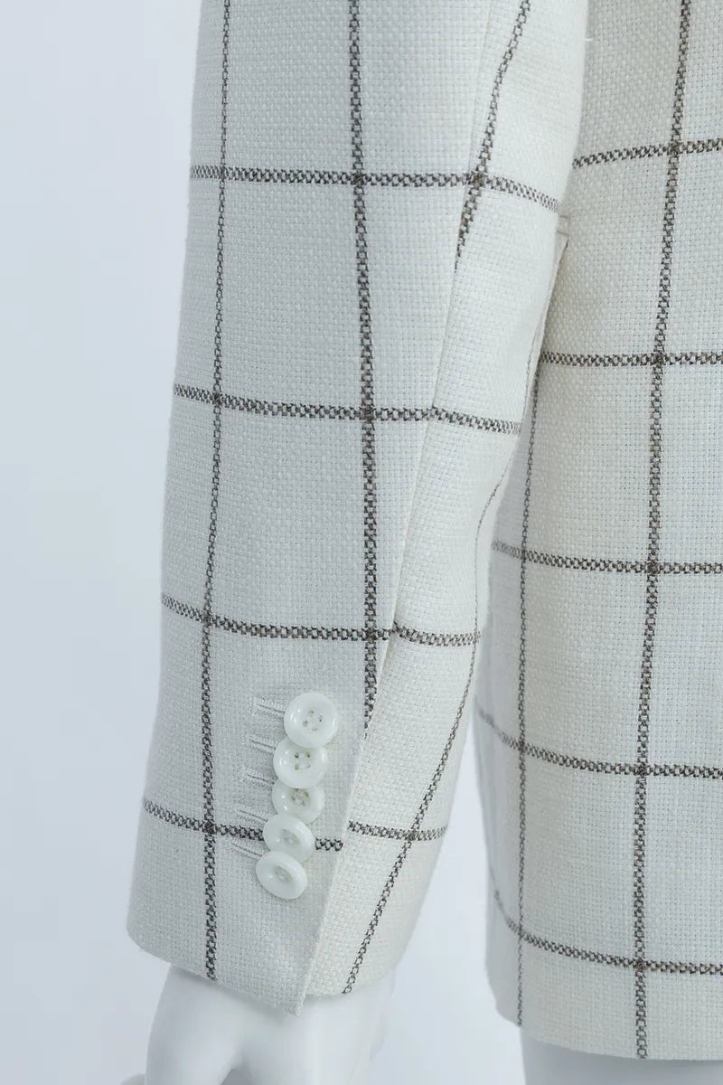 Fluid Structure Wool Linen Silk Jacket