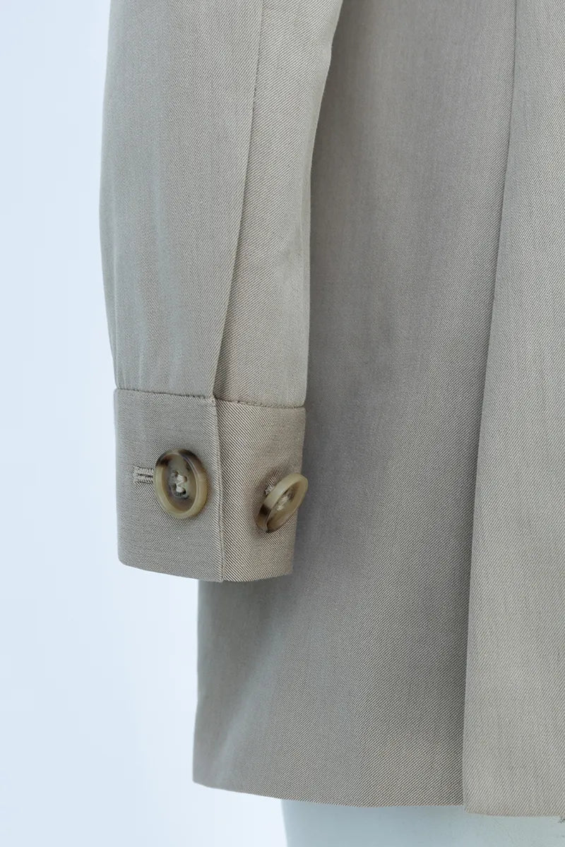 The Minimalist Retro Buttoned Jacket