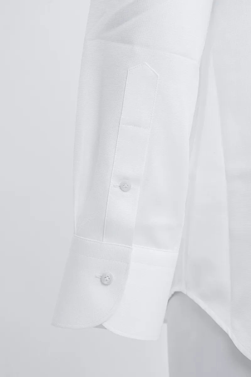 Bamboo Comfort White Shirt