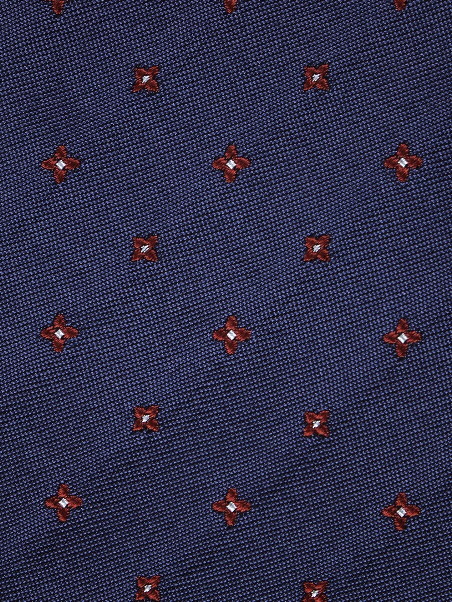 Luxury 3-Fold Silk Necktie in Blue