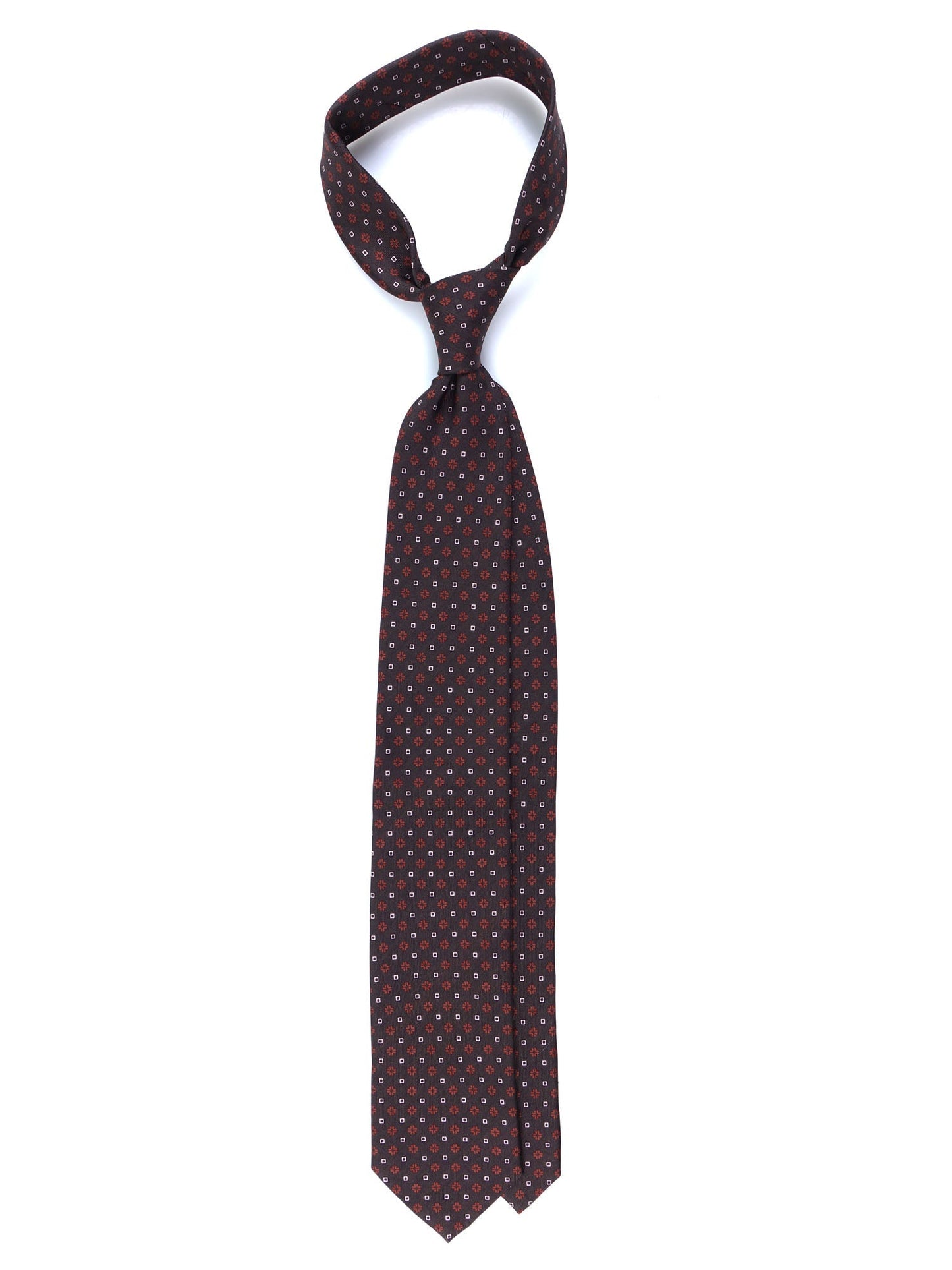 Luxury Silk Necktie in Brown