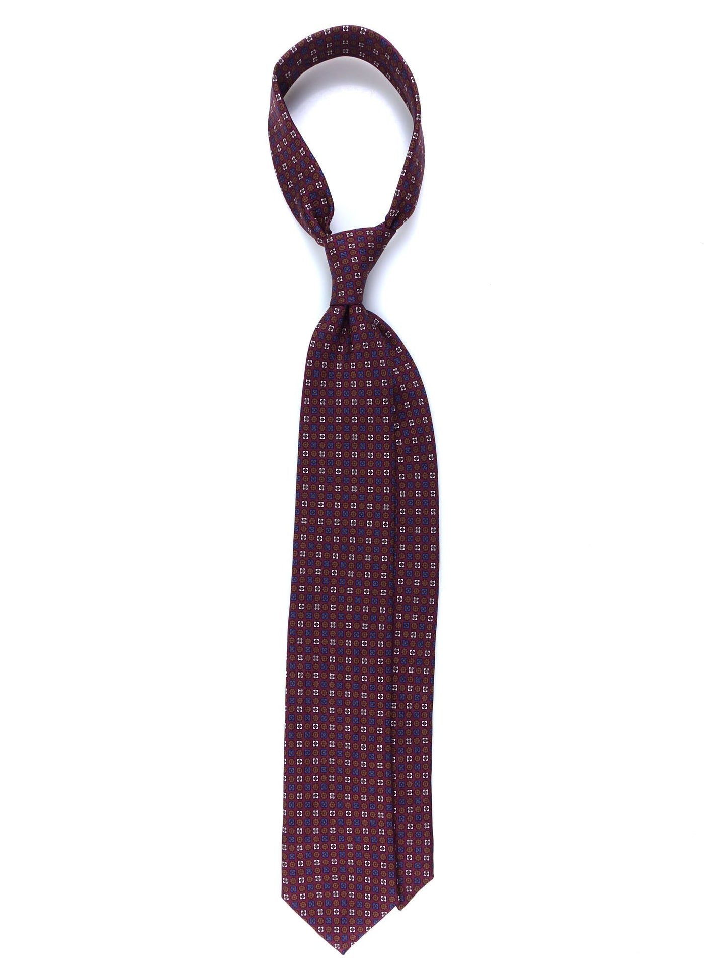 Luxury Silk Necktie in Burgundy