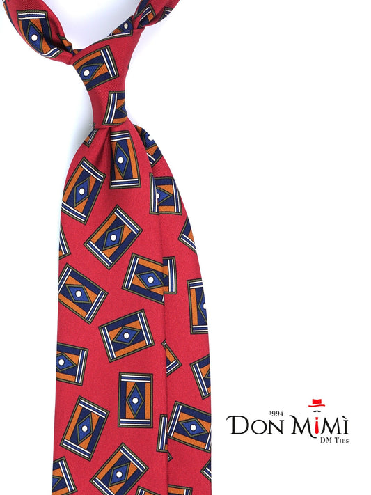 Luxury Silk Necktie in Red