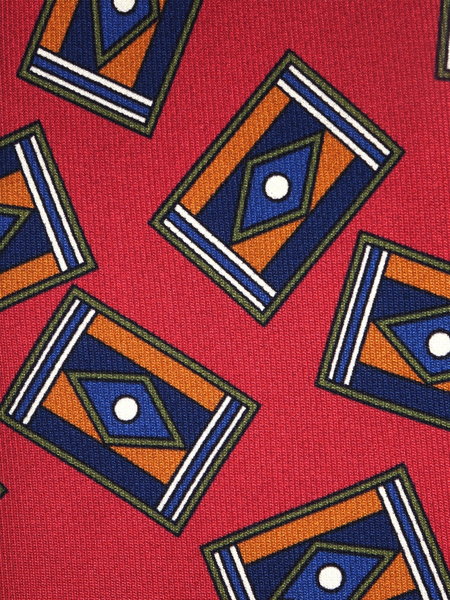 Luxury Silk Necktie in Red