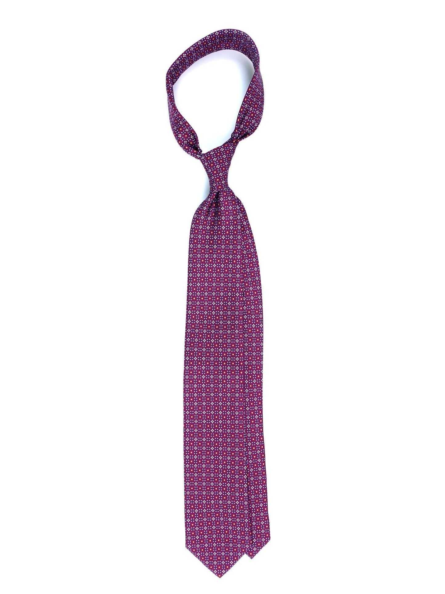Luxury Silk Necktie in Burgundy