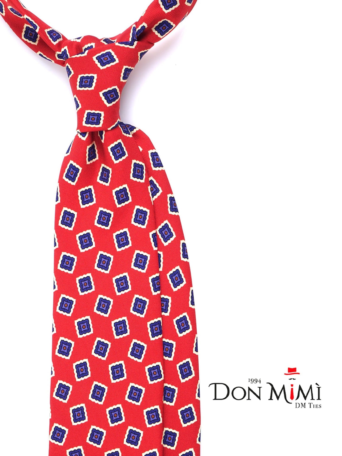 Luxury Silk Necktie in Orange