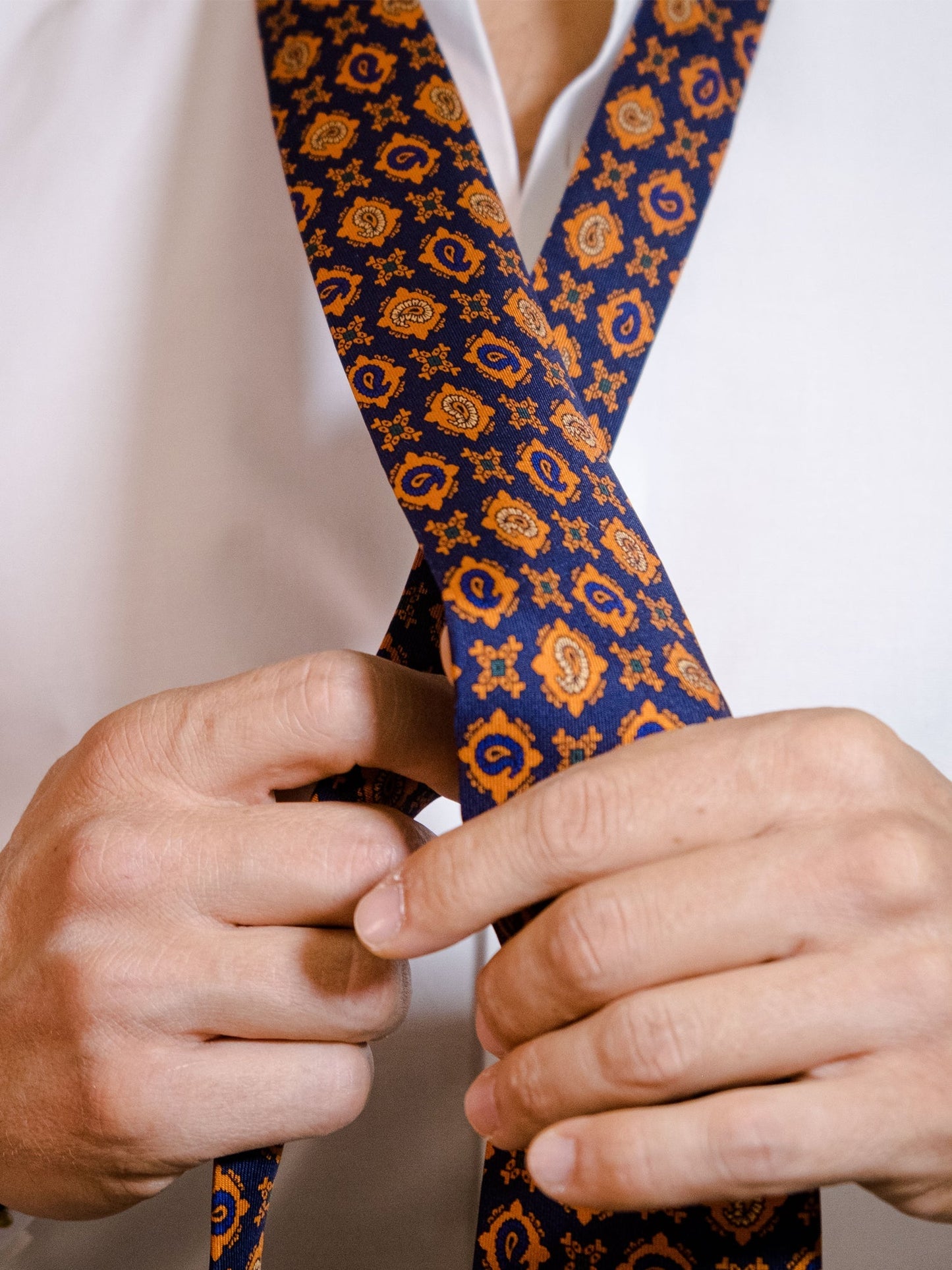 Luxury Silk Necktie in Blue