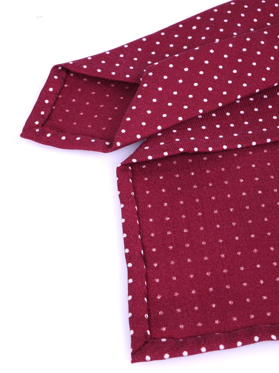 Luxury 7-Fold Tie – Bordeaux