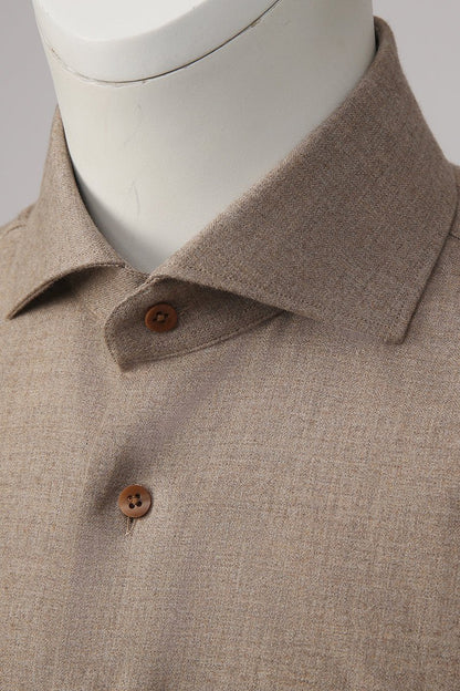 Cotton & Yak Wool Formal Shirt - The Drafting Room