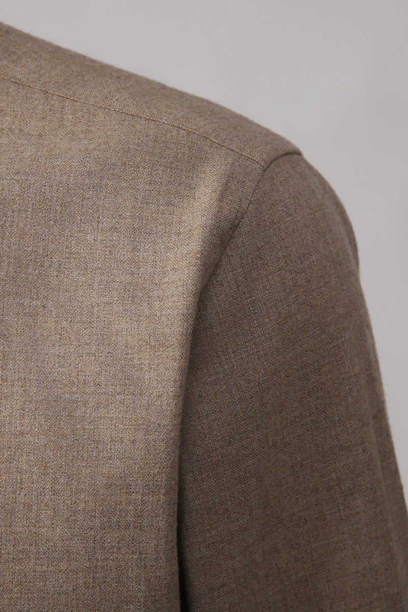 Cotton & Yak Wool Formal Shirt - The Drafting Room