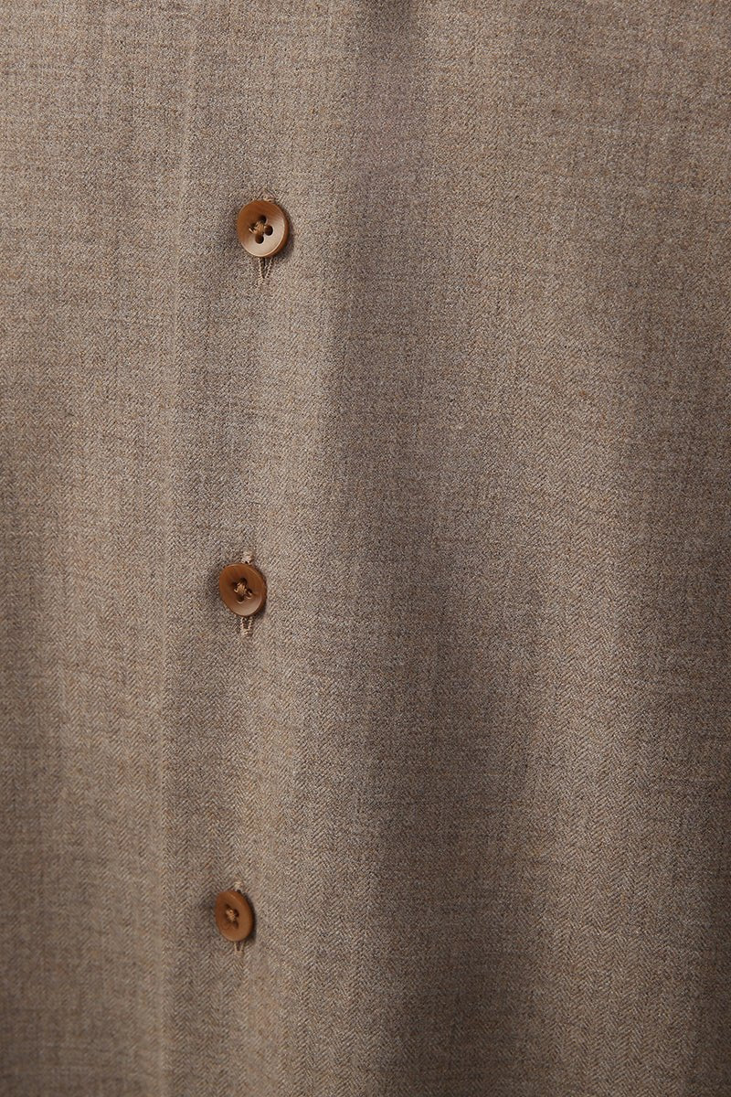 Cotton & Yak Wool Formal Shirt - The Drafting Room