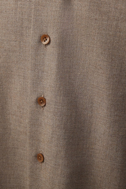 Cotton & Yak Wool Formal Shirt - The Drafting Room