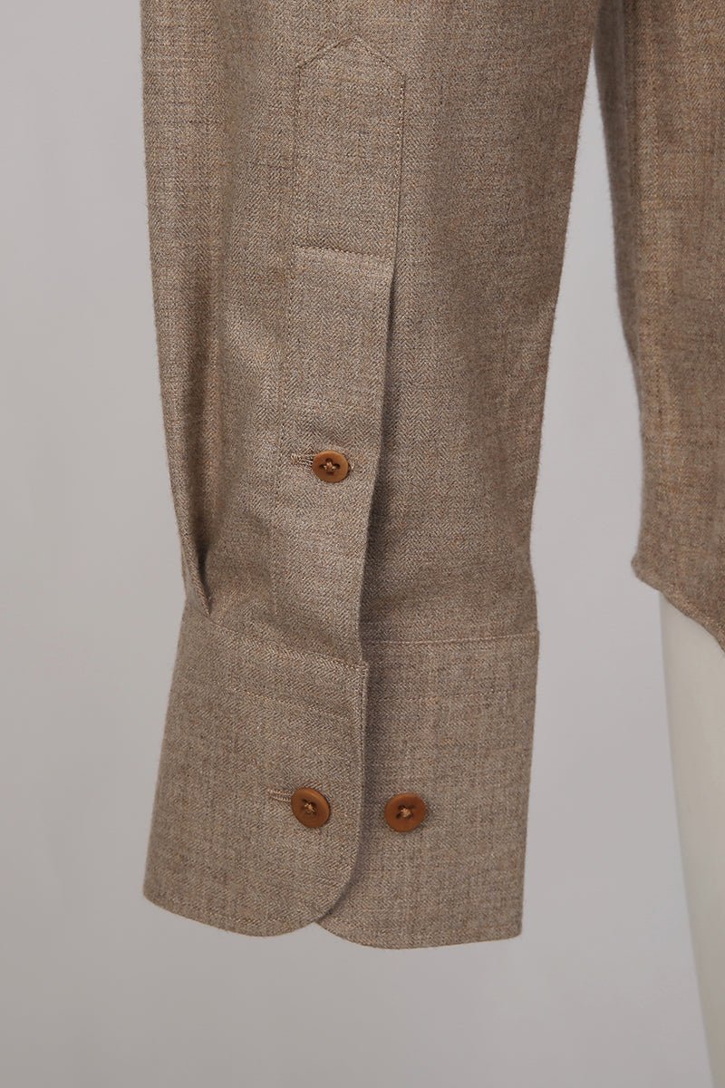 Cotton & Yak Wool Formal Shirt - The Drafting Room