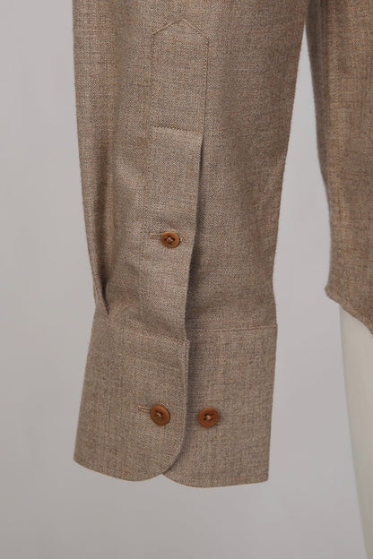 Cotton & Yak Wool Formal Shirt - The Drafting Room