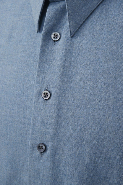 Cotton & Wool Brushed Shirt - The Drafting Room