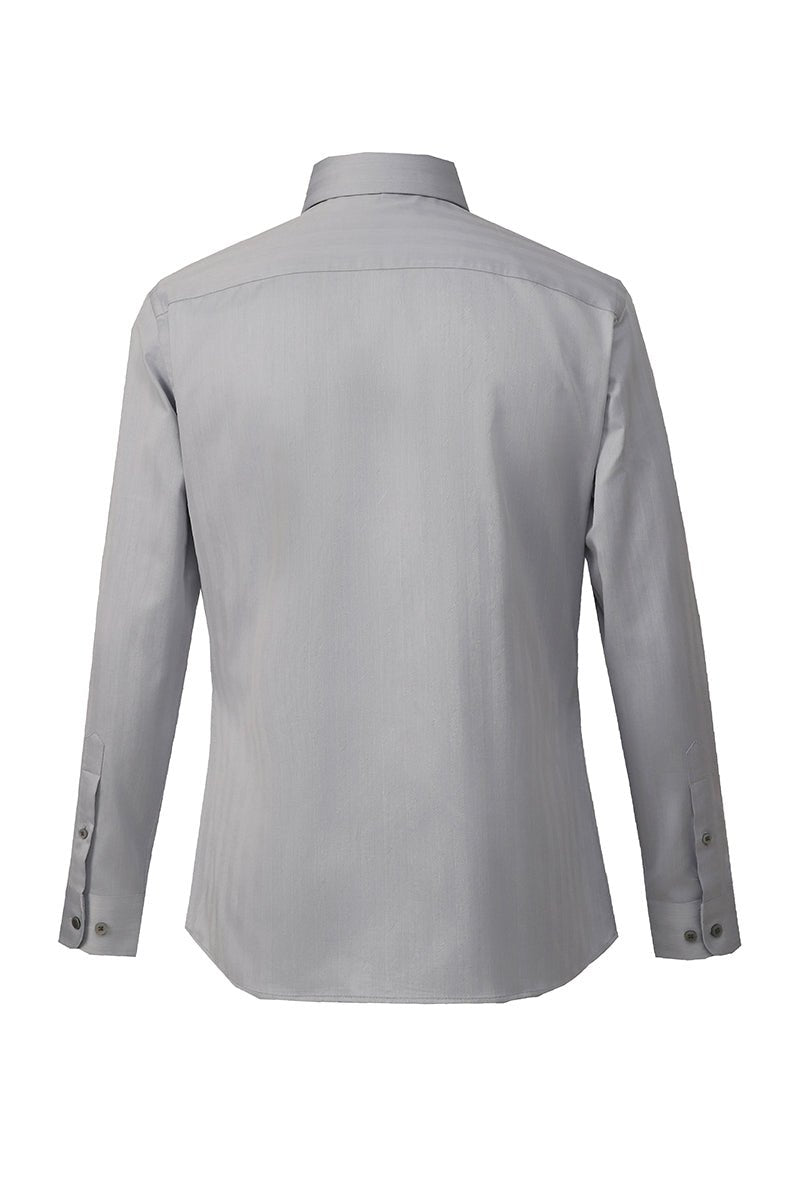 Herringbone Cotton Shirt - The Drafting Room