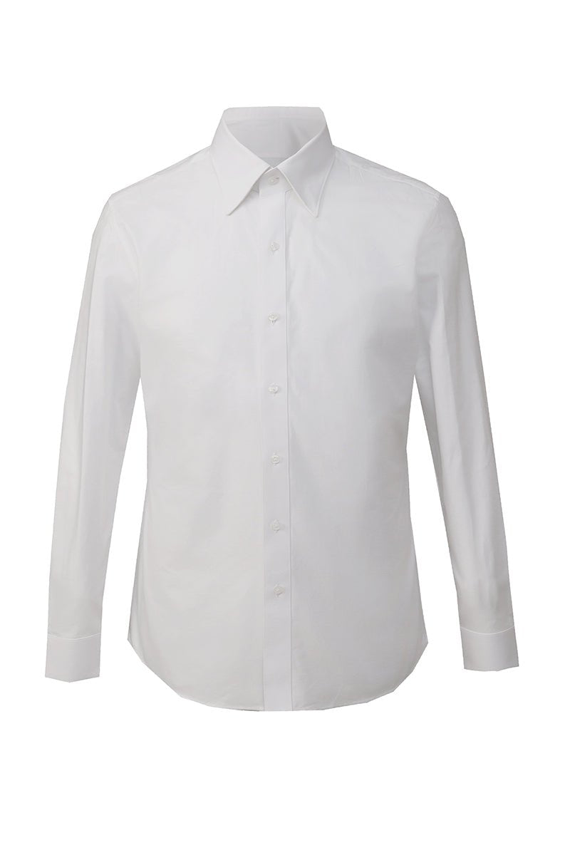 Cotton Pinpoint Shirt - The Drafting Room