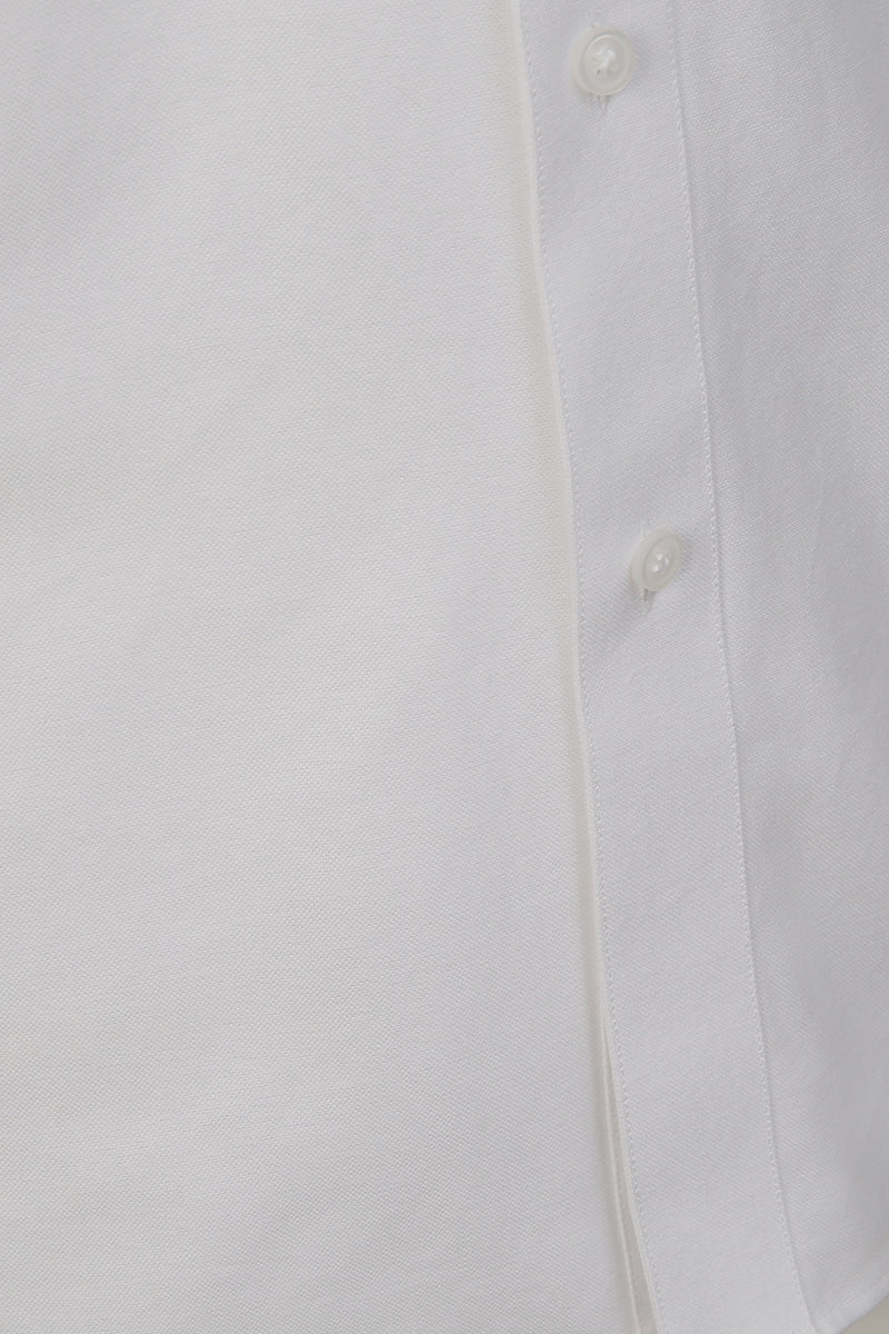 Cotton Pinpoint Shirt - The Drafting Room