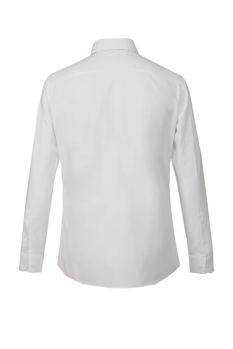 Cotton Pinpoint Shirt - The Drafting Room