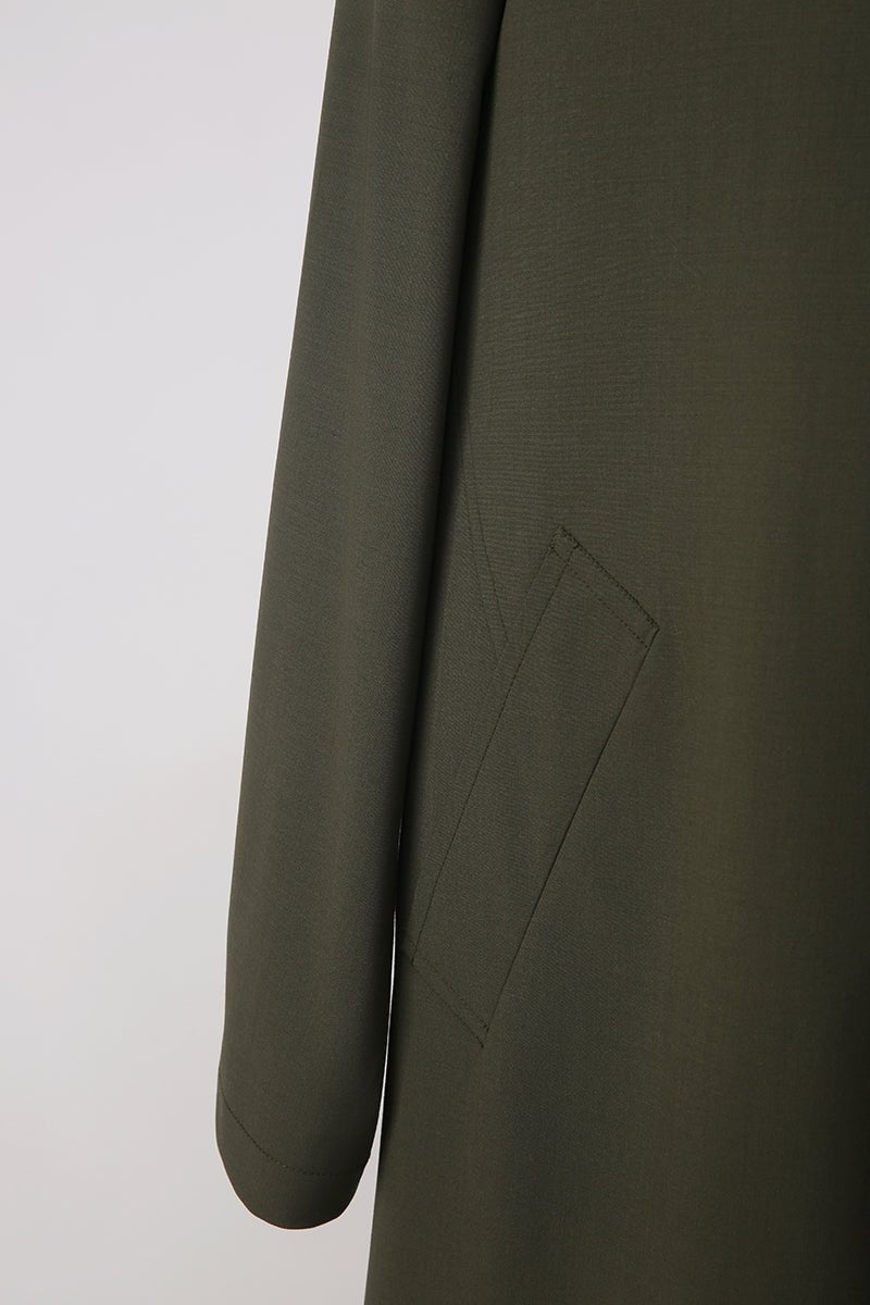 Wool - Blend Utility Jacket - The Drafting Room