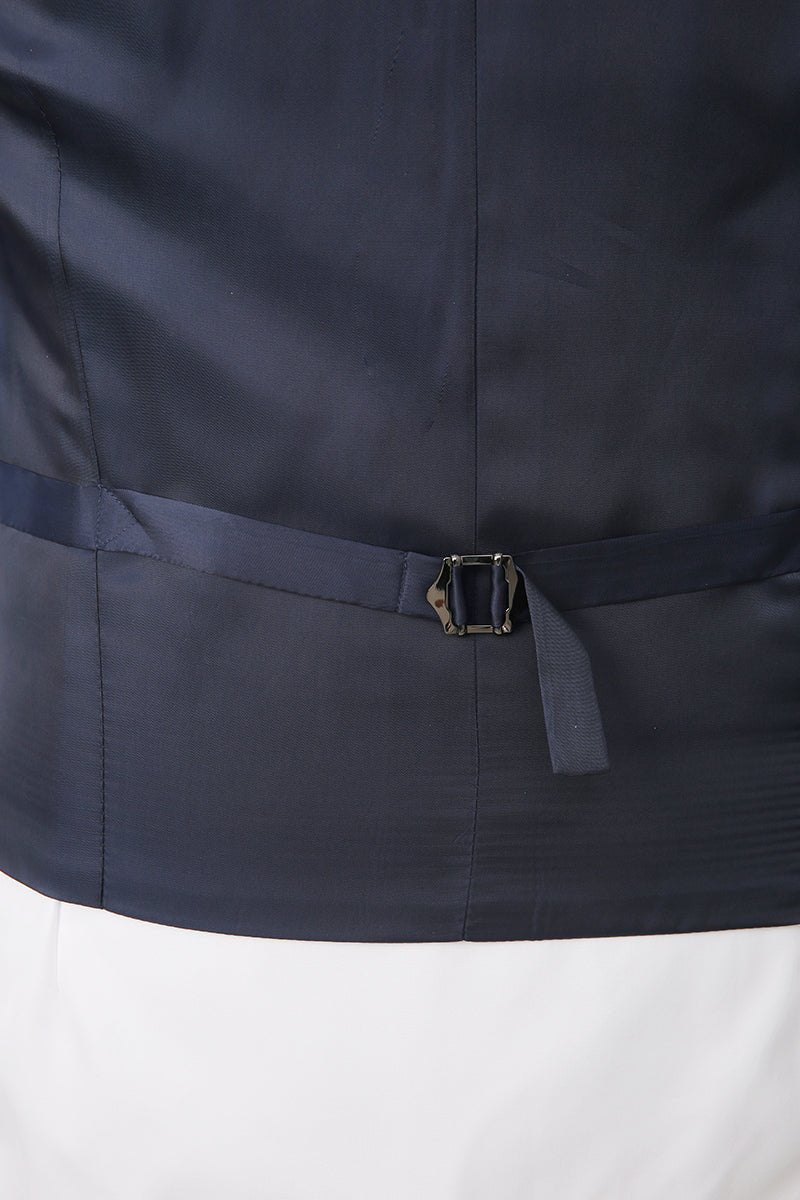 Navy Check - 3 Piece Suit - The Drafting Room