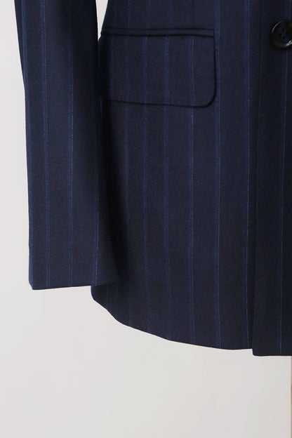 Pinstripe Double - Breasted Business Suit - The Drafting Room