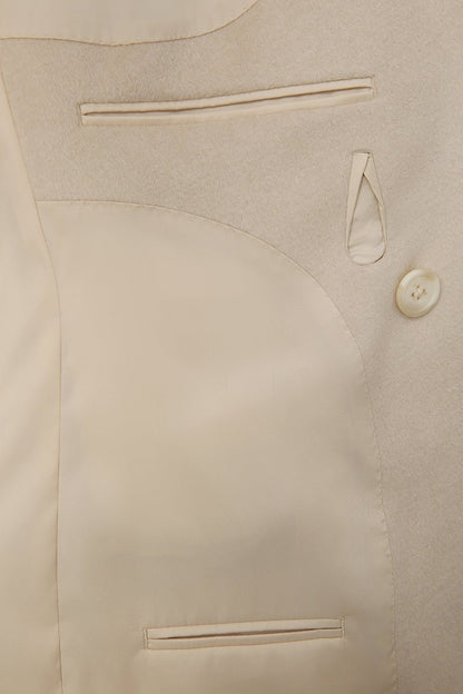 Camel Cashmere & Silk Double - Breasted Suit - The Drafting Room