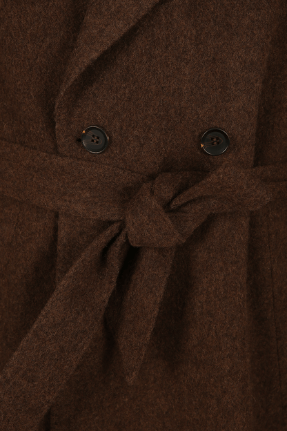 Wool Double - Breasted Overcoat - The Drafting Room