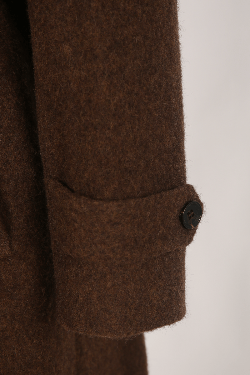Wool Double - Breasted Overcoat - The Drafting Room