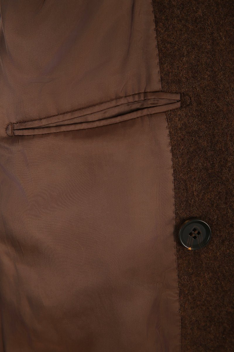 Wool Double - Breasted Overcoat - The Drafting Room