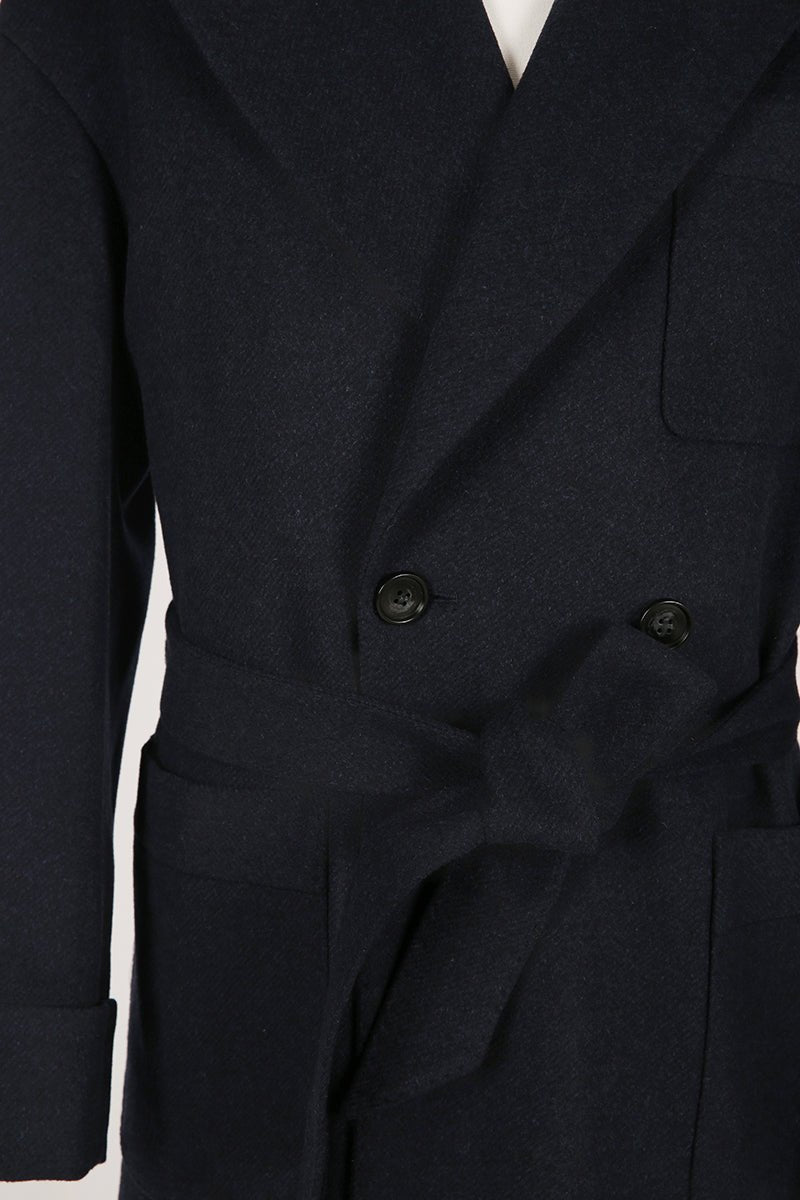 Wool, Cashmere & Silk Double - Breasted Overcoat - The Drafting Room