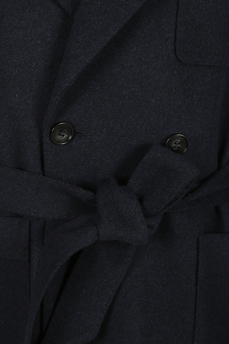 Wool, Cashmere & Silk Double - Breasted Overcoat - The Drafting Room
