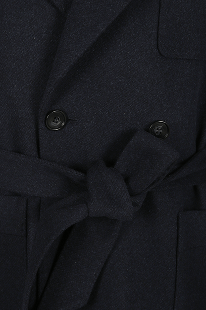 Wool, Cashmere & Silk Double - Breasted Overcoat - The Drafting Room