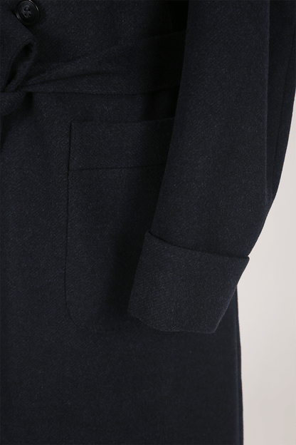 Wool, Cashmere & Silk Double - Breasted Overcoat - The Drafting Room