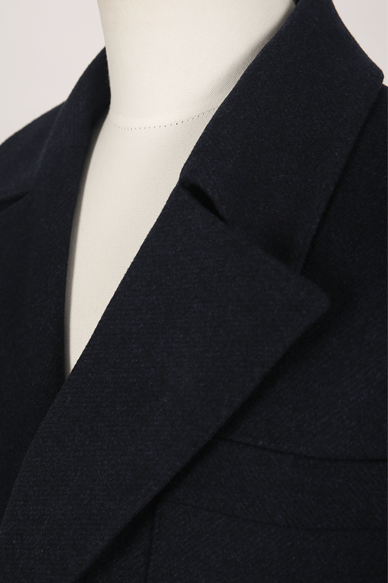 Wool, Cashmere & Silk Double - Breasted Overcoat - The Drafting Room