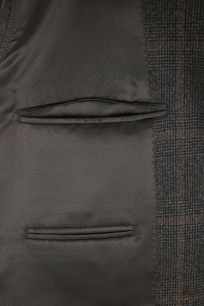 Plaid Wool Casual Jacket - The Drafting Room