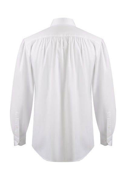 Neapolitan Style Shirt - White - The Drafting Room