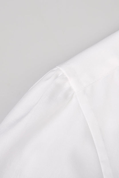 Neapolitan Style Shirt - White - The Drafting Room