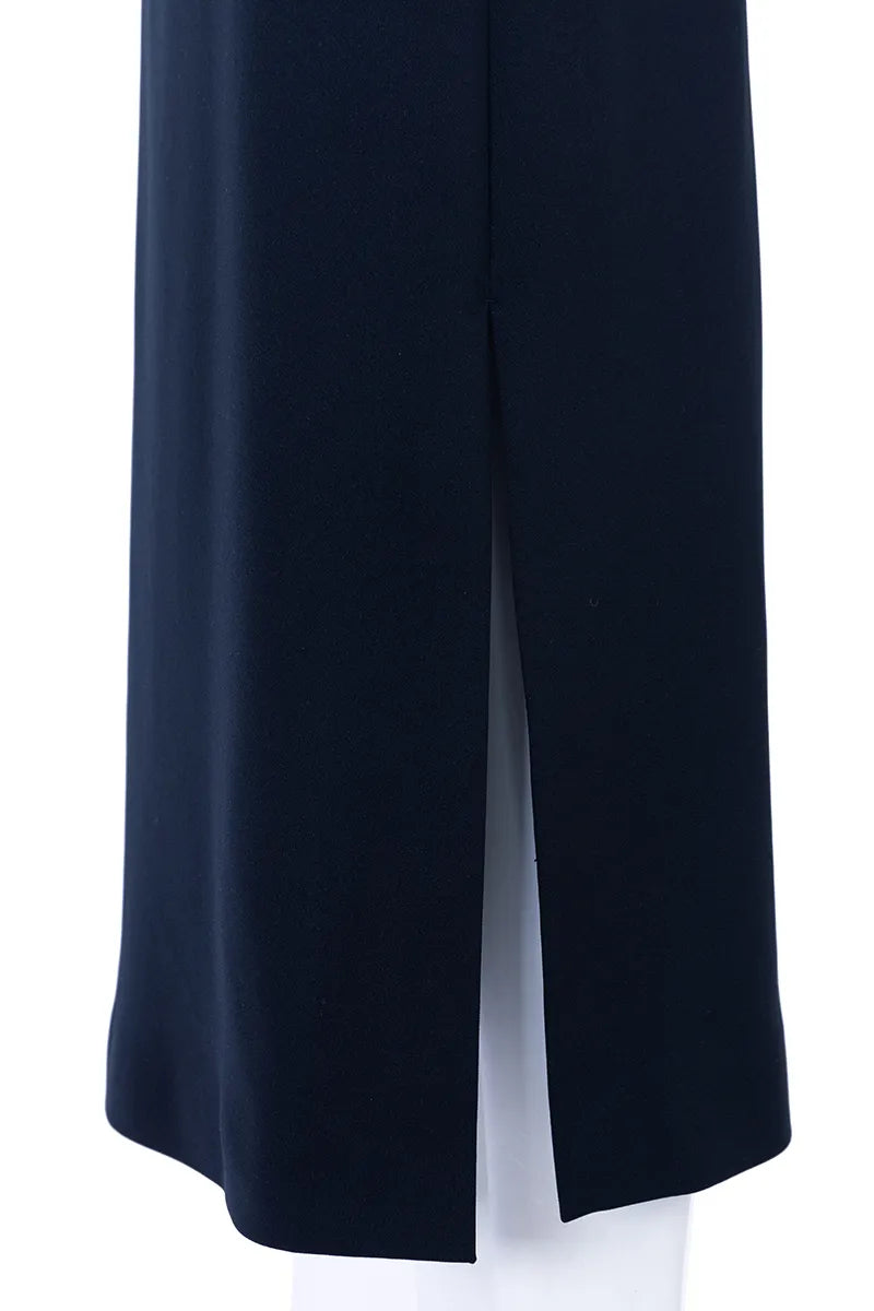 The Drawstring Side-Slit Long Skirt