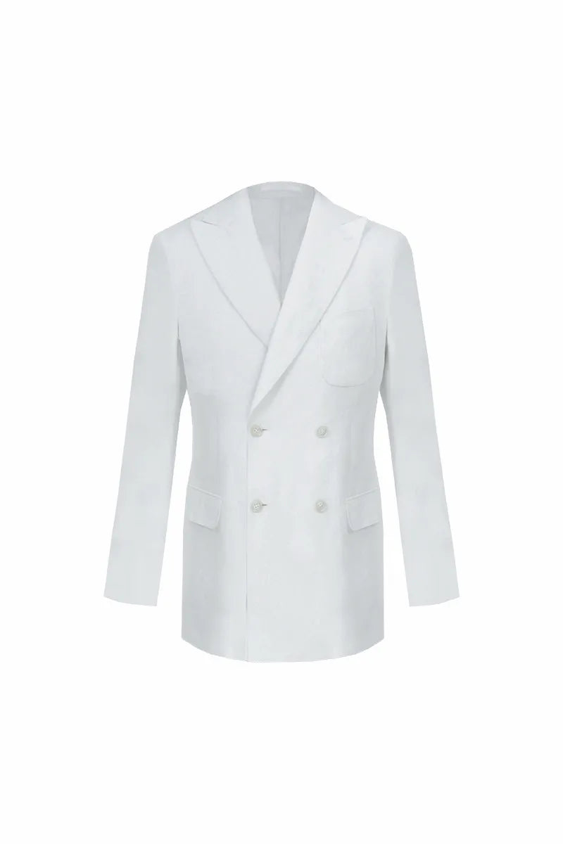 Natural Drape Linen Patch Jacket