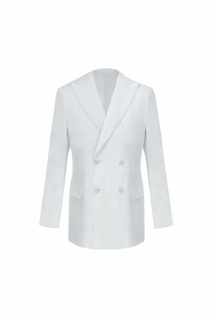 Natural Drape Linen Patch Jacket