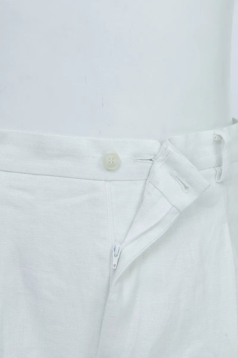 The Wide-Leg Linen Summer Trouser