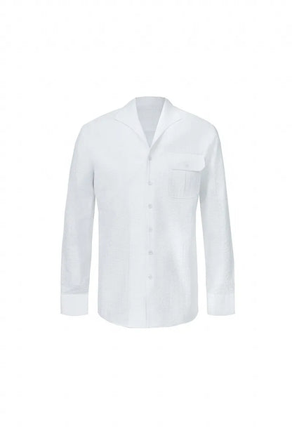 Crisp Cotton Seersucker Shirt