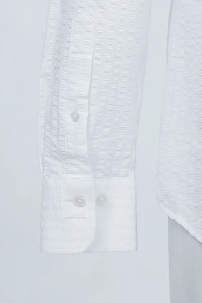 Crisp Cotton Seersucker Shirt